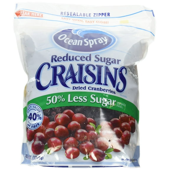 Ocean Spray Reduced Sugar Craisins, 43 oz