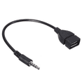 thumbnail image 1 of Mialoley 3.5 mm Male AUX Audio Plug Jack To USB 2.0 Female Converter Cable Adapter, 1 of 6