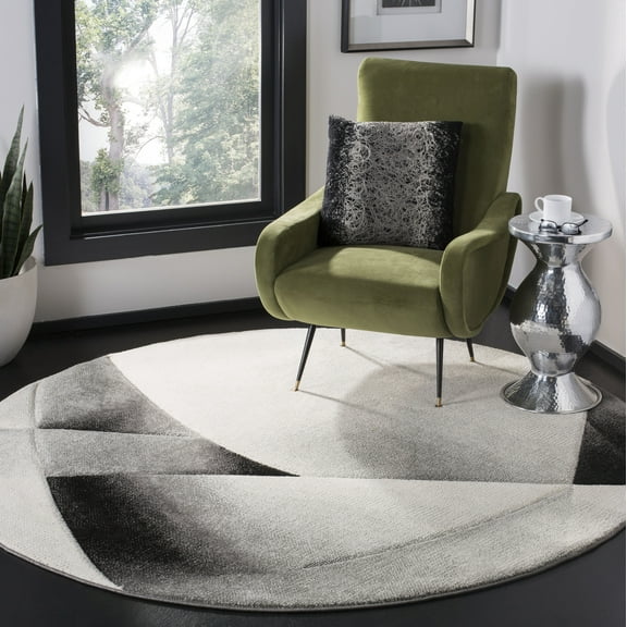 SAFAVIEH Hollywood HLW713G Grey / Dark Grey Rug