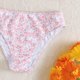 thumbnail image 4 of Traje de baño de 2 piezas para mujer, traje de baño de dos piezas para niña con estampado floral botánico tropical, shorts, traje de baño floral, traje de baño de playa, braguita, conjunto de traje de, 4 of 6