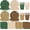 Brown Green, variant on 244 Pcs Neon Party Supplies Set Include 7 & 9 Inch Rainbow Color Paper Plates Napkins 9oz Cups Disposable Dinnerware for Neon Glow Birthday Baby Shower Wedding Picnic Party, Serves 48 Guests