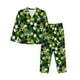 thumbnail image 1 of Balery Soccer1 Conjunto de Pijama con Estampado para Mujer, Conjunto de Dos Piezas con Manga Larga, Ropa de Dormir Suave con Bolsillos, Pijamas Cómodos-Medium, 1 of 7