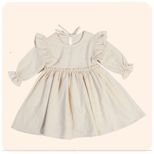 LOVZFMLL Robe à Manches Courtes Extensible Ligne A Robe de Récital Scolaire Robe à Manches Courtes Col Rond