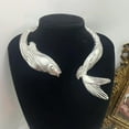 thumbnail image 6 of Fish Necklace Exaggerated Statement Jewelry Exaggerated Necklace Fashion Neck Jewelry Unique Necklace for Any Occasion, 6 of 9