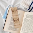 thumbnail image 4 of Kdxio Engraved Coffee On Kraft Paper Print Metal Tassel Bookmarks,Perfect Gift for Art Lovers and Bookworms Metal Bookmarks for Women, 4 of 8