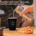 thumbnail image 3 of Juego de tazas de pinta de acero inoxidable de 2 paquetes, taza de cerveza apilable de un sólo recinto para fiesta y camping, 3 of 5