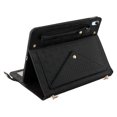 thumbnail image 3 of Handbag Case for iPad iPad 10th Gen, Flip Folio Stand Crossbody Wallet Case with S Pen Holder & Card Slots Pocket, Hand Strap & Shoulder Strap Shockproof Protective Cover Case,Black, 3 of 10