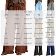 thumbnail image 2 of WULMLEO Womens Wide Leg Linen Pants Summer Boho Flowy Elastic Waist Trousers Baggy Side Slit Fringed Hem Bottoms with Pockets Black M, 2 of 5