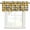 yellow, variant on Sunflowers Blossom Rod Pocket Curtain Valance, Spring Summer Garden Flowers Check Farmhouse Window Valance for Living Room, Bedroom, Kitchen 42"W x 12"L
