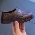 thumbnail image 5 of OOOUM Boys Dress Shoes Classic Soft Sole Slip-On Oxford Loafers School Uniform Casual Shoes,CN:31, 5 of 9