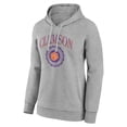 thumbnail image 2 of Women's Gray Clemson Tigers State Arch Pullover Hoodie, 2 of 3