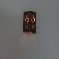 thumbnail image 5 of FSLiving Rechargeable Battery Operated Remote Control Wall Sconces Retro Industrial LOFT Solid Wood Creative Personality Lamp Nostalgic Decorative Wall Light Fixtures for Cafe Restaurant - Set of 2, 5 of 6