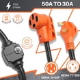 thumbnail image 2 of Adaptador para RV Manshan 30A a 50A con Interruptor Automático de 18", 2 of 4