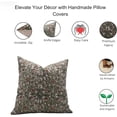 thumbnail image 5 of Fabdivine Hand Block Print Duck Canvas Decorative Pillow Covers, 18X18, Mahalaxmi, 5 of 5