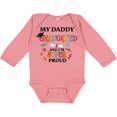 thumbnail image 3 of Inktastic My Daddy Graduated and I'm Super Proud Boys or Girls Long Sleeve Baby Bodysuit, 3 of 5