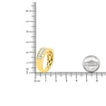 thumbnail image 6 of 10K Yellow Gold 1ct TDW Two-Row Diamond Band Ring (J-K,I1-I2), 6 of 8