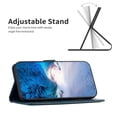 thumbnail image 2 of Premium High Quality Wallet Case For Samsung S21 Ultra, Strong Magnetic Clasp Case with [RFID Blocking] Card Holder Kickstand Magnetic,Leather Flip Case for Samsung Galaxy S21 Ultra, Green, 2 of 8