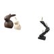 thumbnail image 5 of Estatua De Conejo De Porcelana, Figura Abstracta, Artesanía Para Estantería, Soporte De TV, Decoración De Pascua, Armario, Jardín., 5 of 8