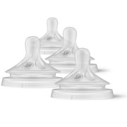 Philips Avent Natural Response Nipples, Extra Slow Flow (Flow 1), 4-Pack, SCY961/44