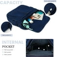 thumbnail image 4 of LinYooLi Denim Hobo Purse Bags Casual Canvas Messenger Shoulder Bag Retro Large Crossbody Satchel Bags for Women and Men, 4 of 7