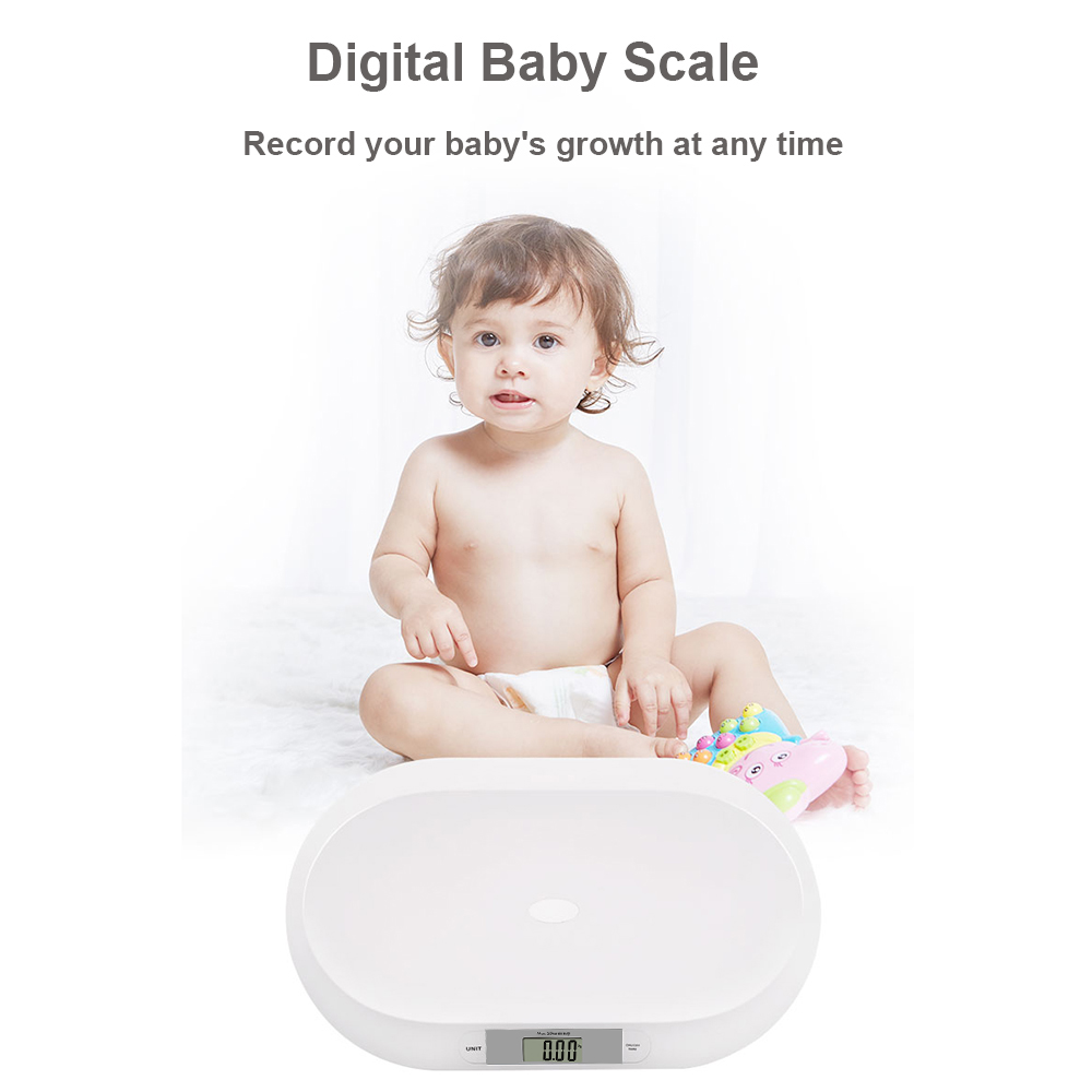 baby scales for weighing For Digital Baby Scale for Weighing Up to 20kg/44lb Infant Scale Newborn Baby Scale LCD Screen Display 2 Weighing Modeskg/lb Accurate Digital Scale for Infant Babies Toddlers