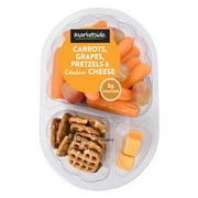 Marketside Snack Pack, Carrots, Grapes, Pretzels & Cheddar Cheese, 4.3 oz