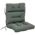 thumbnail image 1 of Outsunny Outdoor Seat/Back Chair Cushion Patio Chair Cushion w/ Ties Grey, 1 of 10