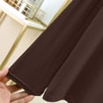 thumbnail image 5 of ClodeEU Women's Crew Neck Short Sleeve T Shirt with Side Slit,Casual Solid Color Summer Blouse Coffee,Women's Plus XXL, 5 of 7