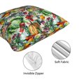 thumbnail image 4 of Throw Pillow Covers, Vegan1 Soft Square Pillow Cases with Invisible Zipper for Couch Bed Sofa, Farmhouse Fall Home Decor 18"x18", 4 of 7
