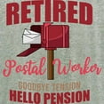 thumbnail image 3 of CafePress - Retired Postal Worker Funny Postman Hello T Shirt - Women's Nightshirt, 3 of 4