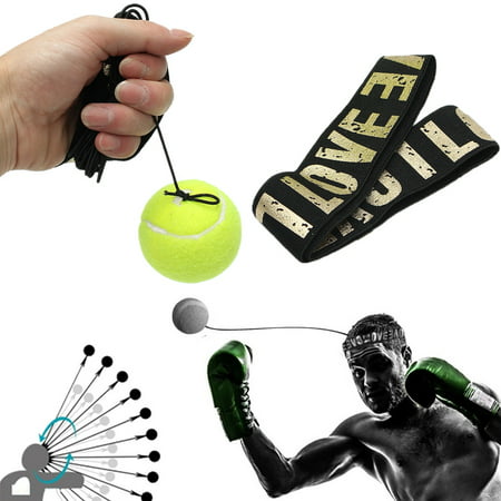 1/2/4 SET(S) Fight Ball With Head Band For Reflex Speed Training Boxing Punch MMA Combat Sports Gear