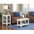 thumbnail image 4 of Shaker Cottage Bench with Open Shelf, Ivory, 4 of 5