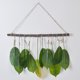 thumbnail image 1 of Colgante de pared con forma de tronco, simulación de plantación verde, hojas de eucalipto artificiales, hojas de eucalipto caídas, placa de bienvenida para puerta, joyería para colgar en la pared, 1 of 6
