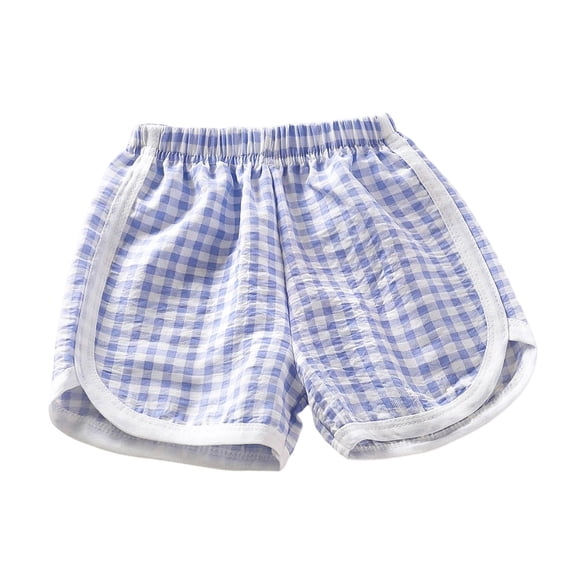 Emitonse Baby Toddler Girls Cotton Bike Shorts Baby Girl Clothes Toddler Biker Shorts Baby Girls Cotton Cartwheel Short Dance Summer Clothes Blue,Size 12-18 Months