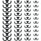 thumbnail image 1 of 80 parches de fieltro con forma de boca de animal, 1 of 9