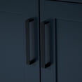 thumbnail image 6 of Ariel Hepburn 37 In. Left Offset Oval Sink Vanity With 0.75 In. Carrara White Countertop In Midnight Blue, 6 of 10