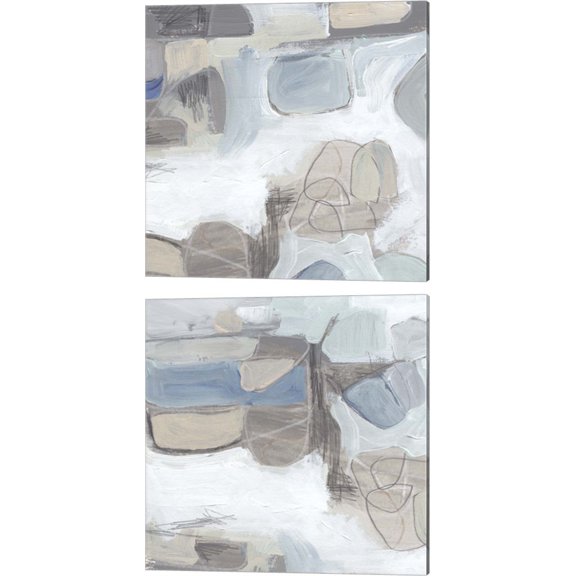 Great Art Now In the Year 2525 by Jennifer Parker 2 Piece Canvas Art Set Each 14W x 14H