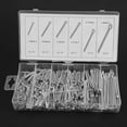 thumbnail image 3 of Kit d'Assortiment de Pinces à Cheveux, 555 Pcs Pinces Mécaniques pour Tracteur, Pinces Lisses, 3 of 8