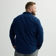 thumbnail image 2 of Big & Tall FLX Performance Untucked-Fit Long Sleeve Button Down Shirt Color: Sage Green Size: 3XB, 2 of 4