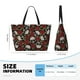 thumbnail image 4 of Fotbe Red Rose Skull Bolsa de Viaje para Playa - Resistente al Agua, Bolsa Tote de Gran Capacidad y Ligera con 7 Bolsillos para Mujeres y Hombres, 4 of 7