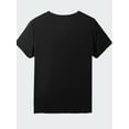 thumbnail image 2 of Graphic Valentine'S Day Hearts and flowers Print T-shirt, Short Sleeve Crew Neck Casual Top For Summer & Spring, Women'S Clothing, 2 of 6