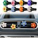 thumbnail image 2 of KAIYANG 8 piezas de ambientadores para coche en forma de flor con color para el interior del coche, 2 of 5