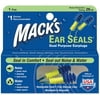 Macks Ear Seals Dual Purpose Earplugs Seal in Comfort and Seal Out Noise/Water - 1 Pair, 2 Pack