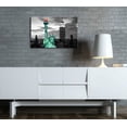 thumbnail image 2 of wall26 - Black and White Photograph with Pop of Color on The Statue of Liberty in New York - Canvas Art Home Art - 24x36 inches, 2 of 4