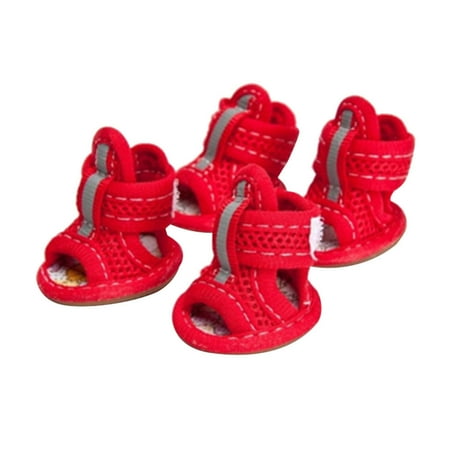 Pet Supplies Pet Sandals for Booties for Dogs Paws Dog Sneakers Sandals for Dogs Small Dog Breathable Boot Summer Puppy Shoes Pet Shoes for Dogs Dog Booties for Large Dog Short Boots