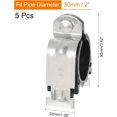 thumbnail image 2 of shiyou-Rubber Cushion Strut Clamp 5Pcs 2" Cushioned Clamp Strut Rigid Steel Pipe Clamp for Mounting PEX Pipe Tubing to Strut Channels, 2 of 4
