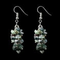thumbnail image 1 of Nvzi Pendientes de piedra natural personalizados, pendientes largos colgantes con borlas de piedra natural irregulares (multicolor), 1 of 4