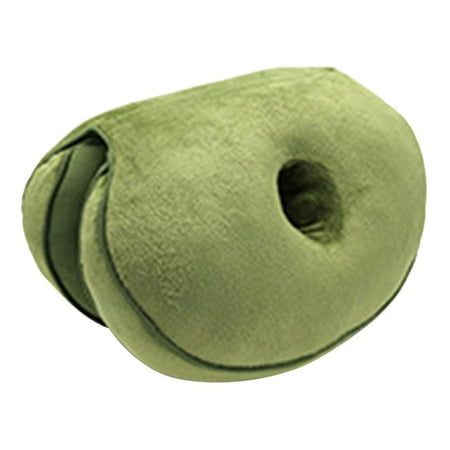 

EDFRWWS Dual Comfort Cushion Home Memory Foam Hip Lift Seat Cushions (Army Green)