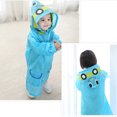 thumbnail image 4 of Typpkmm Waterproof Toddler Raincoat, Cartoon Animal Print Design, Lightweight Outdoor Jacket for Boys Girls, Pink, 4 of 6