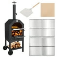 thumbnail image 3 of SalonMore Outdoor Pizza Oven 14'' Wood Burning Outdoor Pizza Oven - Built-in Thermometer, 3 of 8